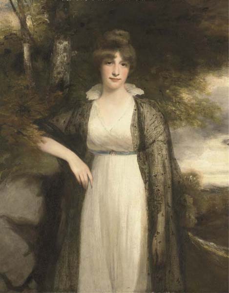 Portrait in oils of Eleanor Agnes Hobart, Countess of Buckinghamshire